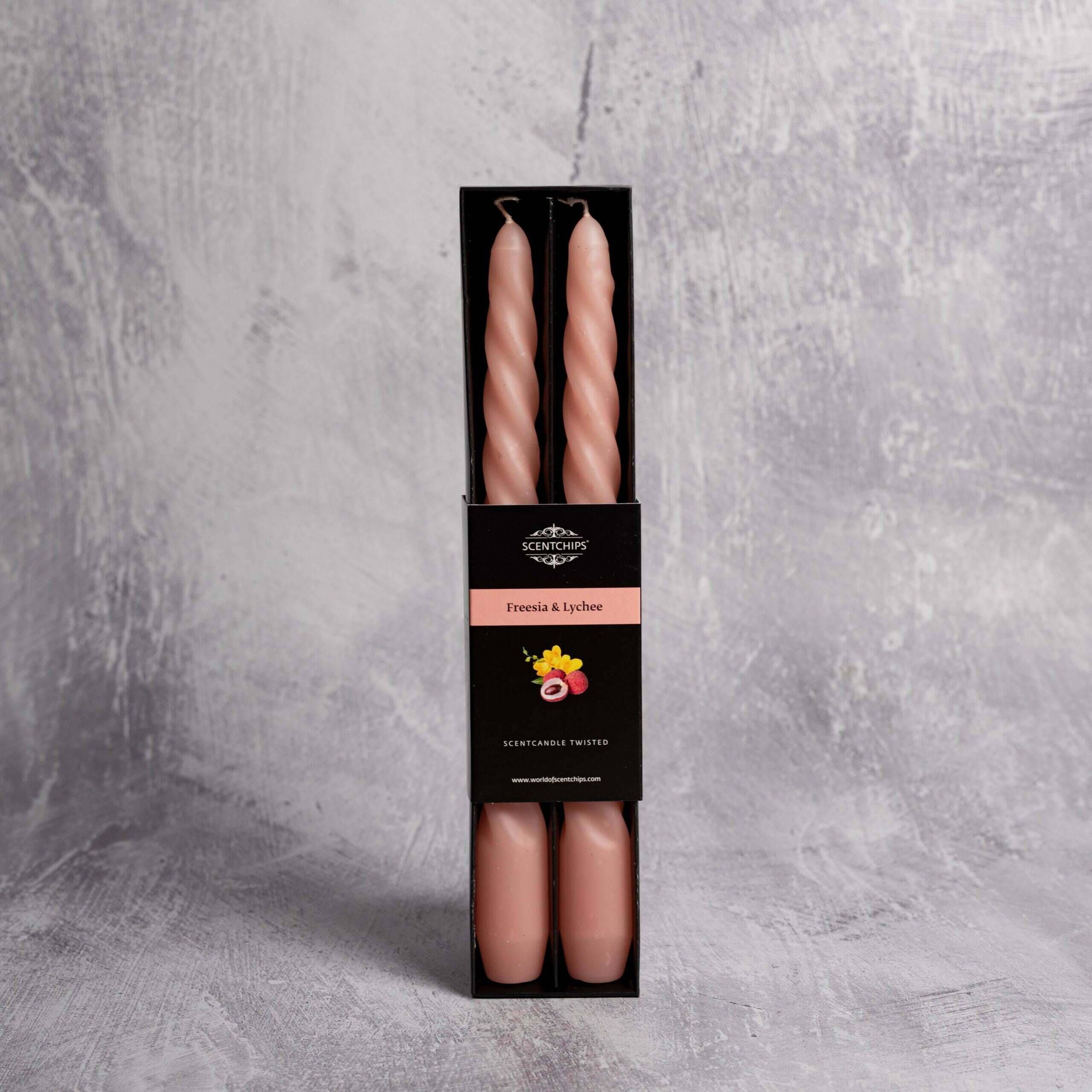 Αρωματικά κεριά με άρωμα Freesia Lychee(2 τεμάχια)
