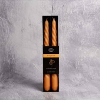 Αρωματικά κεριά με άρωμα Orange & Basil (2 τεμάχια)