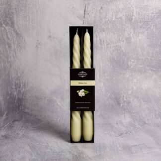 Αρωματικά κεριά με άρωμα White Tea(2 τεμάχια)