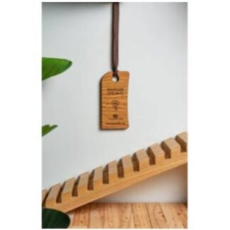 Ξύλινη αρωματική κάρτα fulfilled dreams με άρωμα λευκή σοκολάτα, raspberry και πορτοκάλι