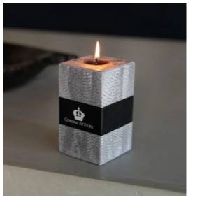 Aρωματικό φυσικό κερί “cinnamon, fried apples” 13cm 68 ωρών