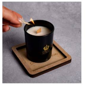 Ξύλινη τετράγωνη βάση Corona di fiori *1 θέσης*