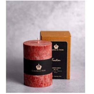 Αρωματικό κερί “Femotion” μπορντό 30 ωρών 8cm