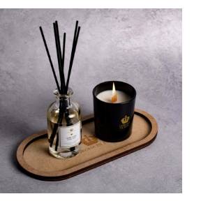 Ξύλινη οβάλ βάση Corona di fiori *2 θέσεων*