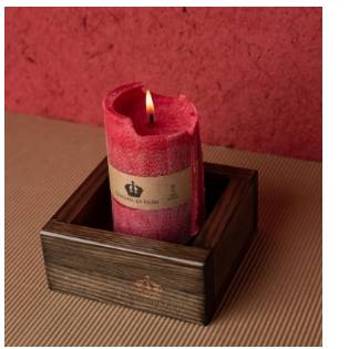 Ξύλινη βάση Corona di fiori 12x12x6