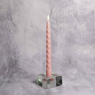 Βάση διάφανη για κερί scentchips τετράγωνη